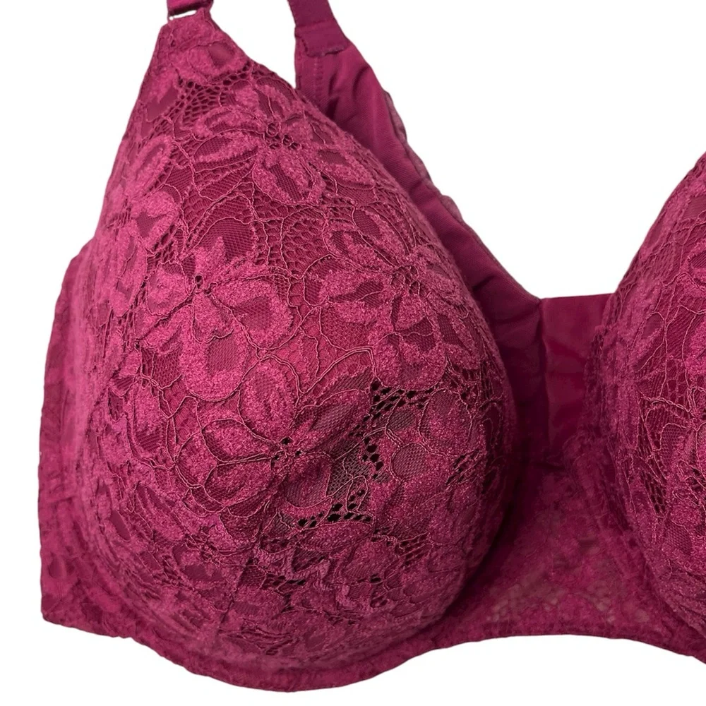 New Torrid Full-Coverage Lightly Lined 360 Back Smoothing Lace T-Shirt Bra
